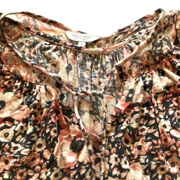 Lucky Brand Floral Boho Blouse - Picture 8 of 8
